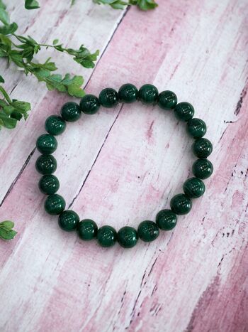 Bracelet Malachite - Connexion avec la nature et l'élégance terrestre 4