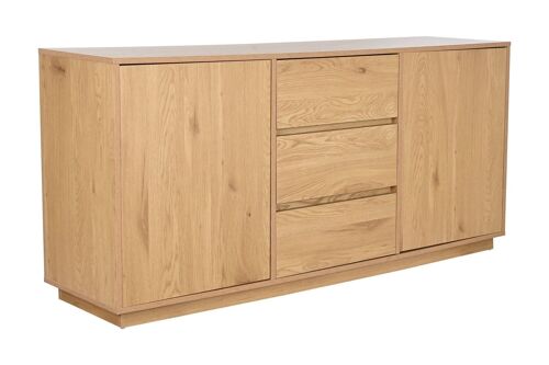 BUFFET MDF ROBLE 160X40X75 NATURAL MB210701