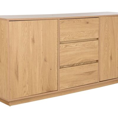 Buffet Mdf Chêne 160x40x75 Naturel MB210701