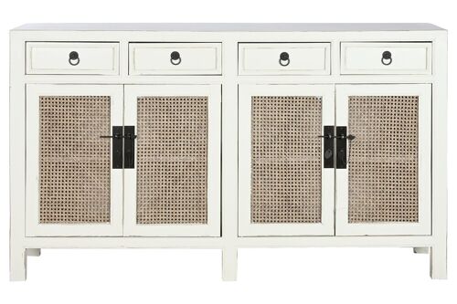 Buffet Olmo Ratan 180X40X85 Blanco Roto MB211852