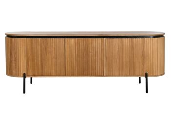 BUFFET MÉTAL PAULOWNIA 170X40X80 NATUREL MB208696 6