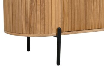 BUFFET MÉTAL PAULOWNIA 170X40X80 NATUREL MB208696 7