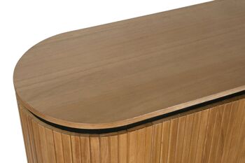 Buffet Métal Paulownia 170x40x80 30.19 Naturel MB208696 2