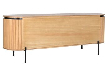 Buffet Métal Paulownia 170x40x80 30.19 Naturel MB208696 10