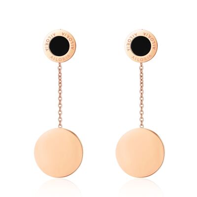 AUDE - earrings - rose gold