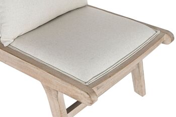 FAUTEUIL SAPIN POLYESTER 57X83X71,5 BEIGE MB203399 2