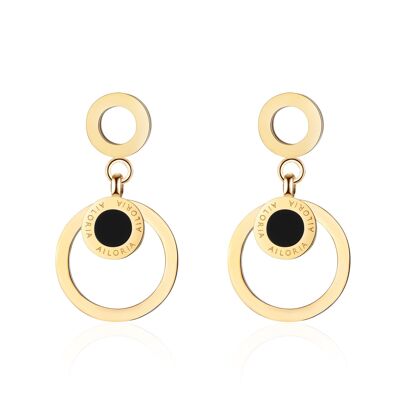 AXELLE - earrings - gold