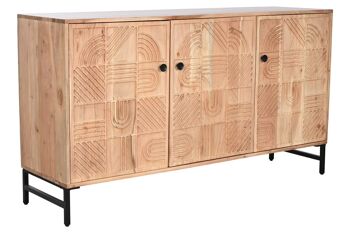 BUFFET MÉTAL ACACIA 145X40X80 MB212653 2