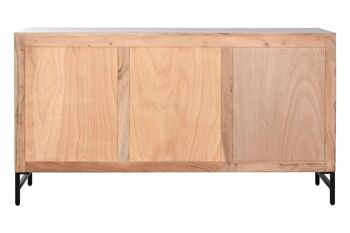 BUFFET MÉTAL ACACIA 145X40X80 MB212653 3