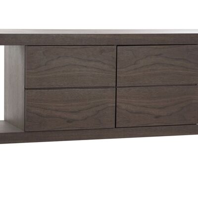 Buffet Cristal Mdf 160X45X80 Nogal Marron MB204501