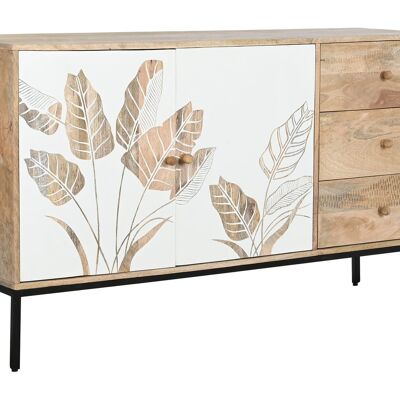 MANICO BUFFET 140X40X80 LAMA BIANCO MB201129