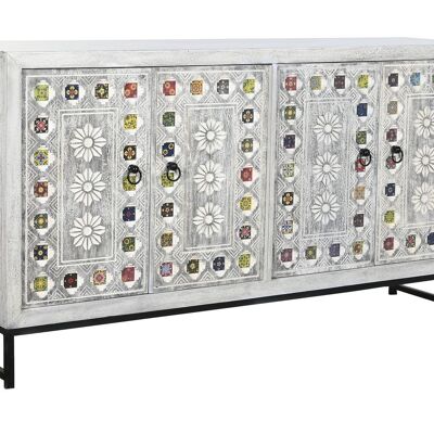 Buffet Keramikgriff 150X38X80 Grau MB201138