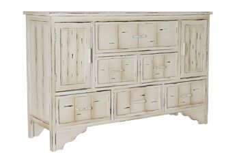 BUFFET MDF 120X34,5X77 BLANC MB196238 1