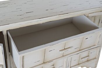 BUFFET MDF 120X34,5X77 BLANC MB196238 4