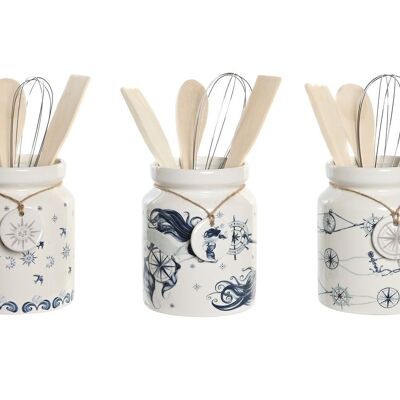 BOTE UTENSILIOS SET 5 DOLOMITE 12X12X25 1 L, 3 SUR PC204168