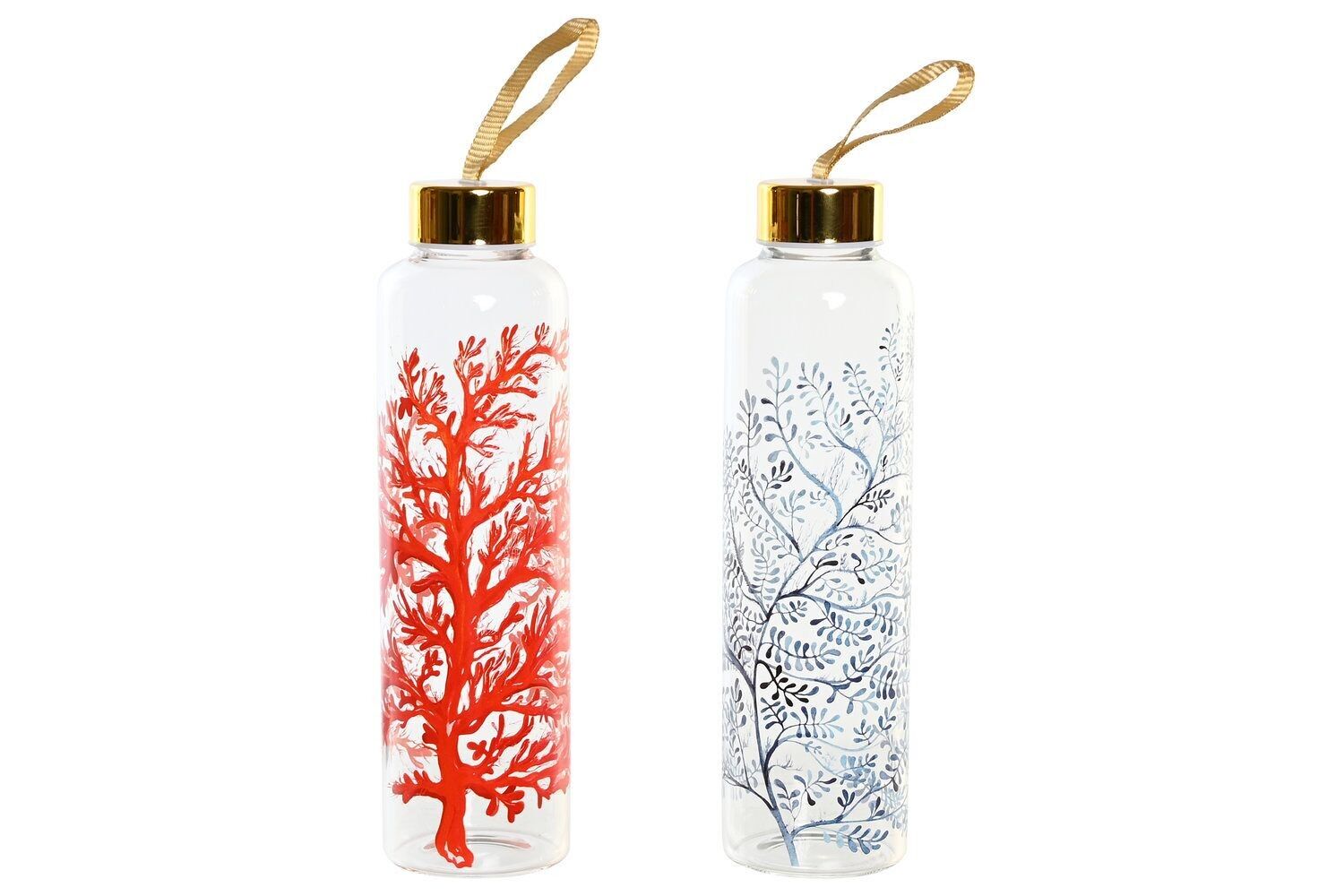 BOROSILIKATFLASCHE 6,5X6,5X23 550ML KORALLE 2 SORTIMENT PC204212