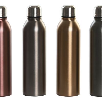 STAINLESS STEEL BOTTLE 6.5X6.5X25.2 500ML, DOUBLE PA 4 ASSORTMENT. PC202452