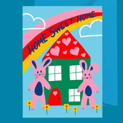 Carte Home Sweet Home, Lapin