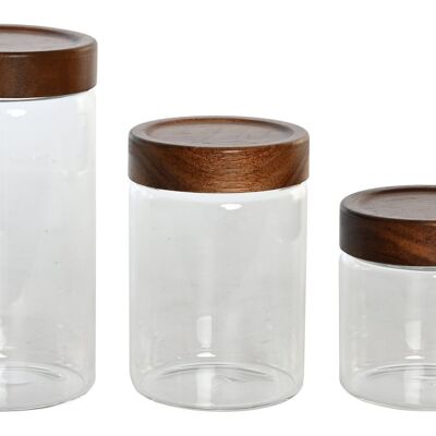 GLASGLAS-SET 3 10X10X20 1200ML 850ML/550ML PC205140