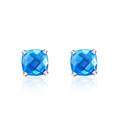 HORTENSIA - Studs - blue - topaz (blue)