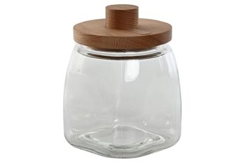 POT VERRE HÊTRE 14X14X18,7 CUILLÈRE 1900ML PC212539 1