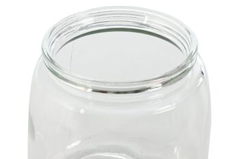 POT VERRE HÊTRE 14X14X18,7 CUILLÈRE 1900ML PC212539 3