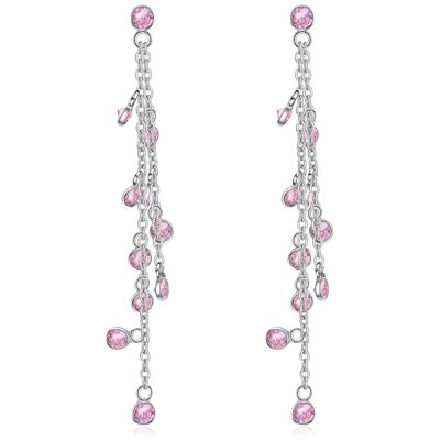 LAVANDE - earrings - rose - quartz (pink)