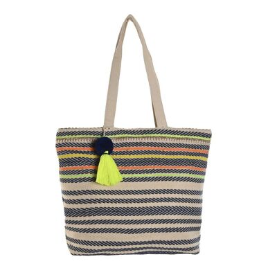 BOLSO ALGODON 45X9X70 MULTICOLOR BO210914