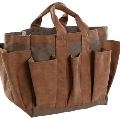 BOLSO ALGODON CANVAS 47X18X27 HERRAMIENTAS MARRON JA211412