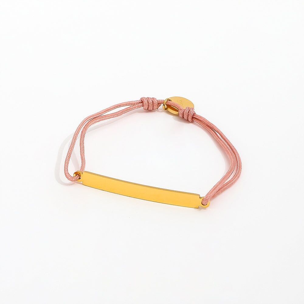 Badge String Bracelet