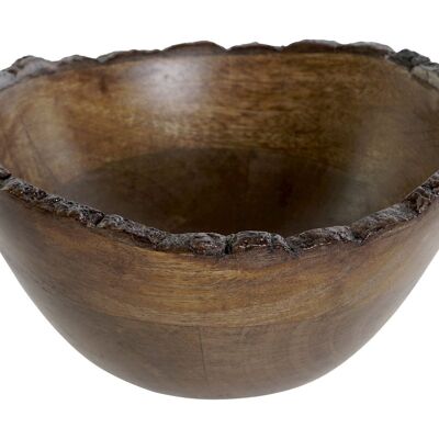 BOWL HANDLE 16X15X7 DARK BROWN PC208438