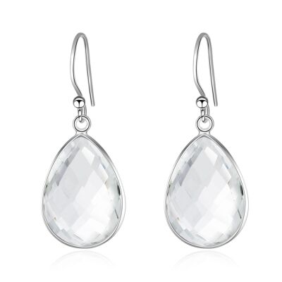 IRIS - boucles d'oreilles - transparent - crystal_stone (transparent)