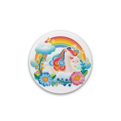 Unicorn round magnet