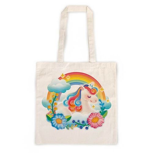 Bolsa de tela unicornio