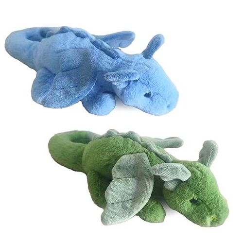 Surtido peluche dragón verde y azul