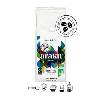 Sachet 200g Café Bio Signature grains 2