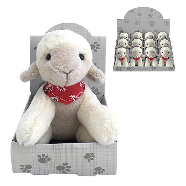 Peluche petit mouton avec boite