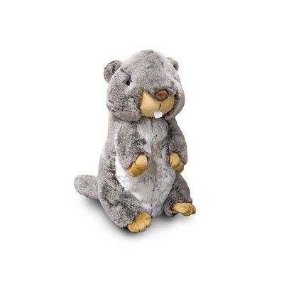 Groundhog plush with short hair