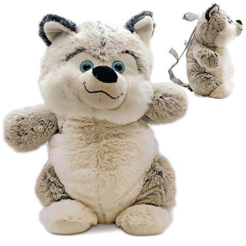 Mochilla peluche husky