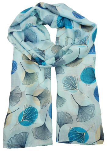 Foulard imprimé fleurs YF6216 2