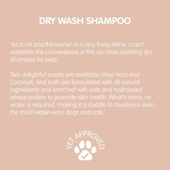 Shampoing à sec pour animaux de compagnie – Apaisant et désodorisant 3