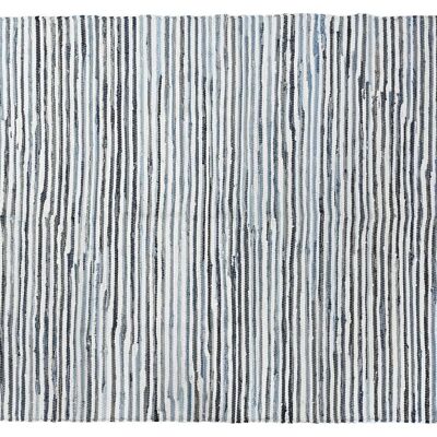 TAPIS COTON 160X230X0.5 CHINDI CHINDI BLEU TX211270