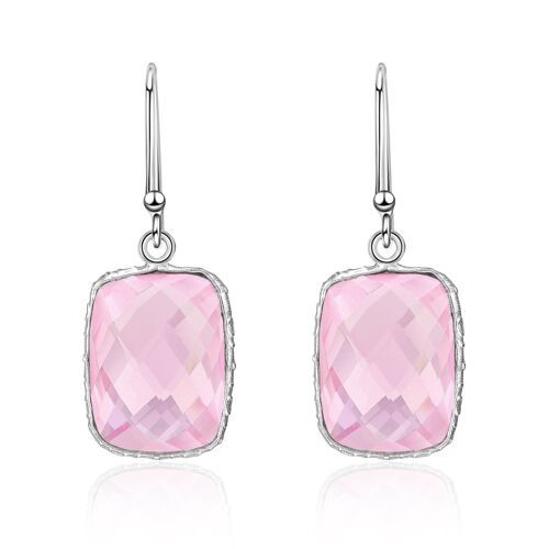 PÂQUERETTE - Ohrringe - pink - quartz (pink)