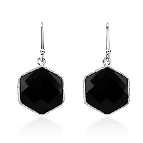 PIVOINE - Ohrringe - black - onyx (black)