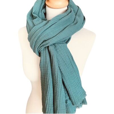 Cotton gauze scarf 180cm x 50cm