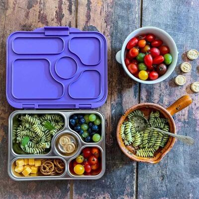 Yumbox Presto Lunch Box Bento in acciaio inossidabile a tenuta stagna - Vari colori