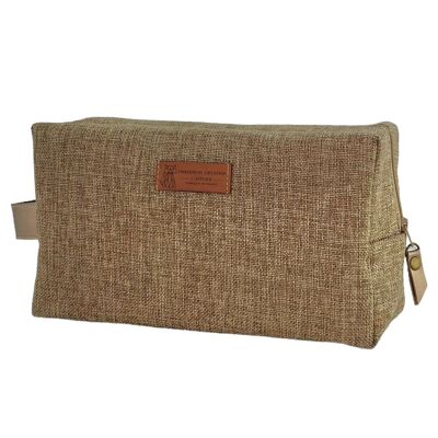 Nomadic pencil case M, “Glittering Jute”