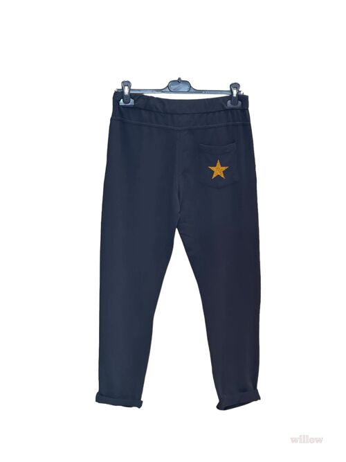 Pantalon jogger étoile poche arrière
