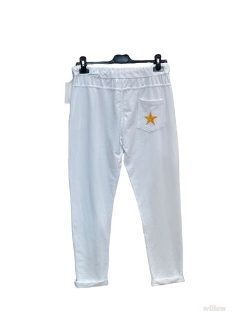 Pantalon jogger étoile poche arrière 3