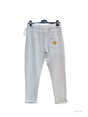 Pantalon jogger étoile poche arrière 8